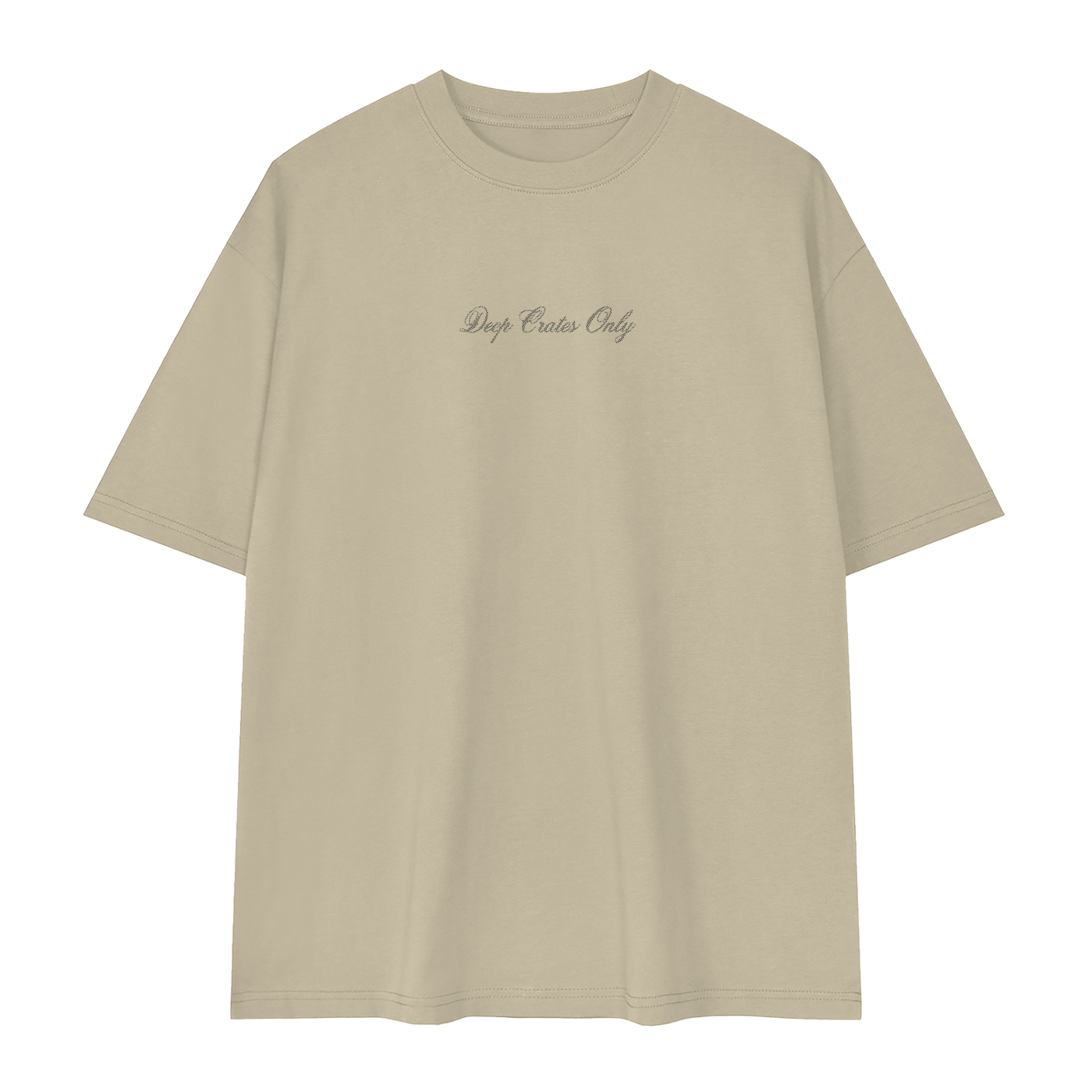 Deep Crates Only Cream T-Shirt