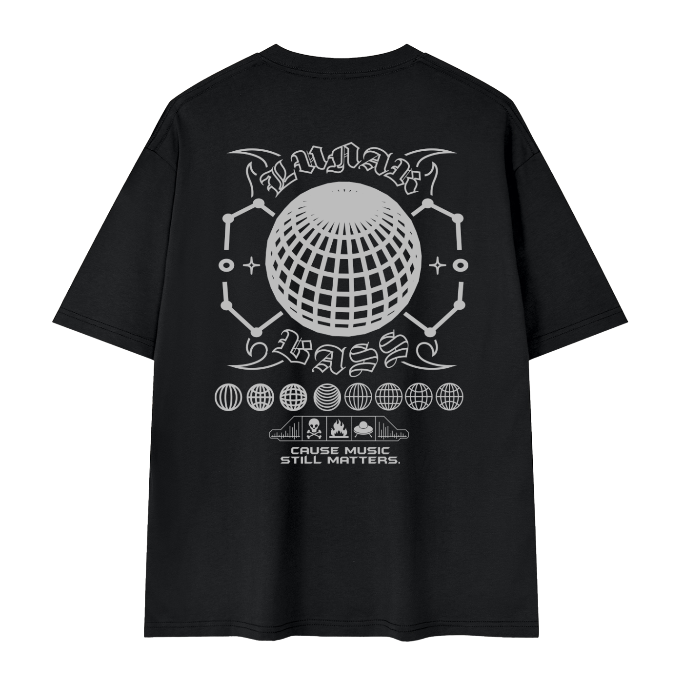 Lunar Bass World Black T-Shirt
