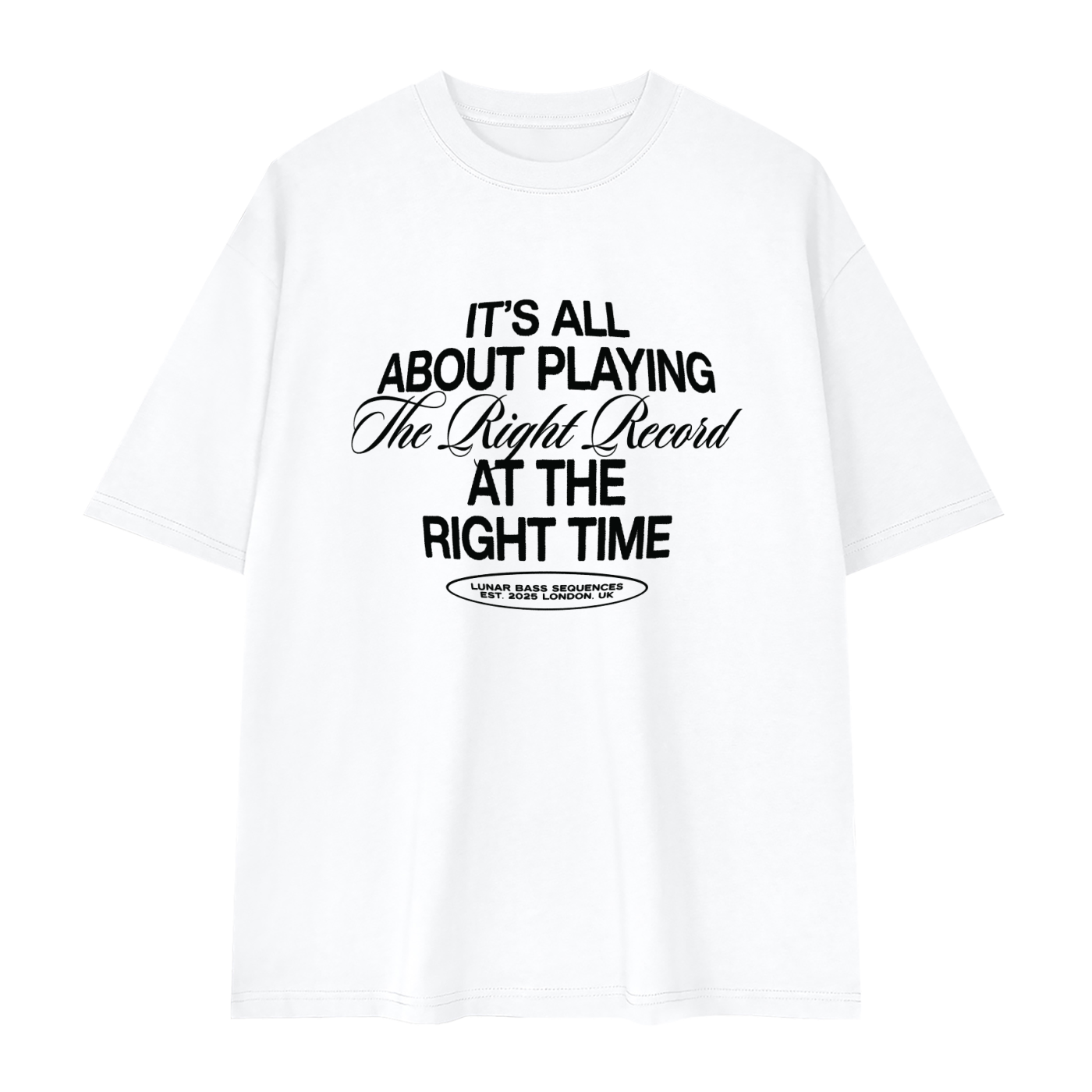 Right Record White T-Shirt