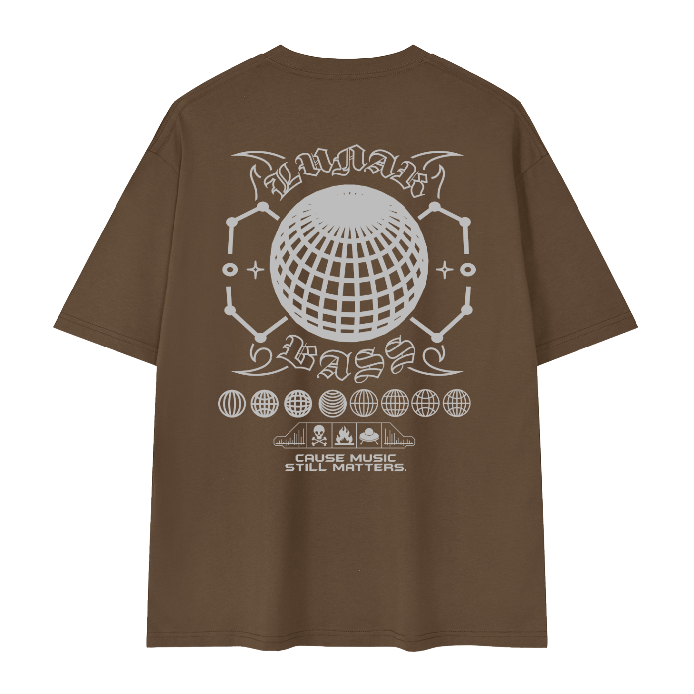 Lunar Bass World Brown T-Shirt