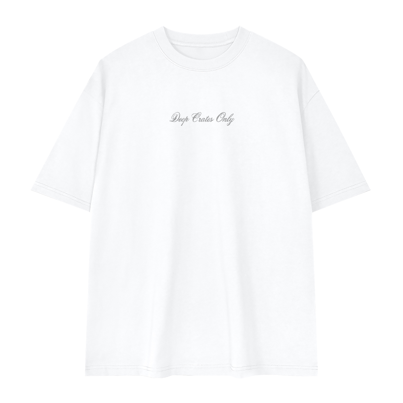 Deep Crates Only White T-shirt