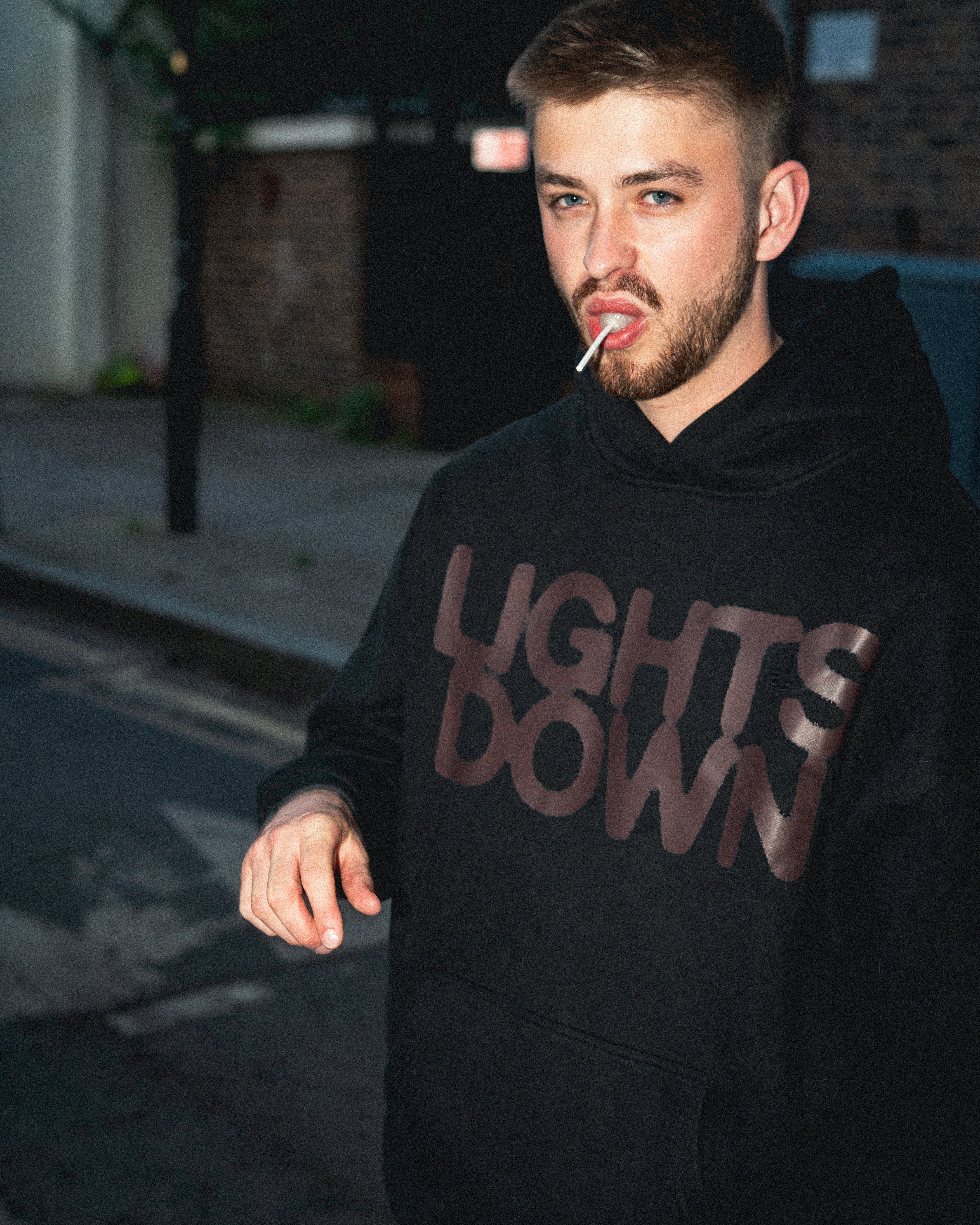 Lights Down Black Hoodie