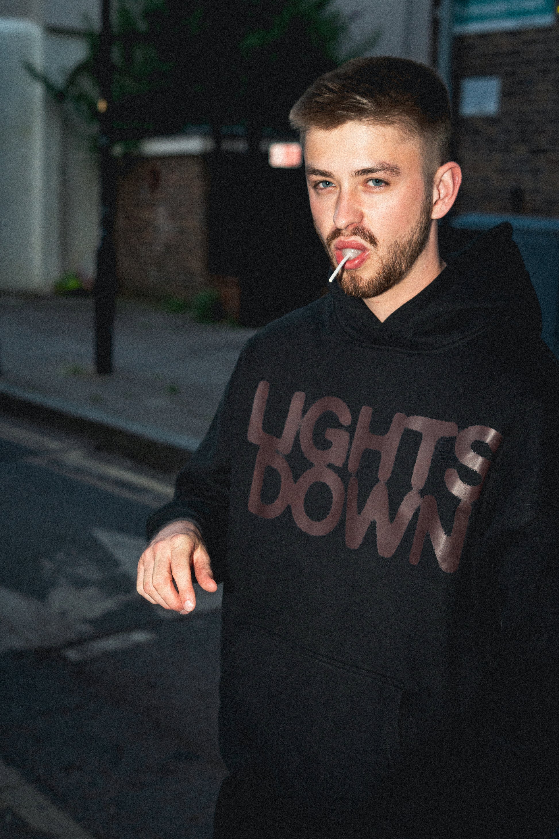 Lights Down Black Hoodie