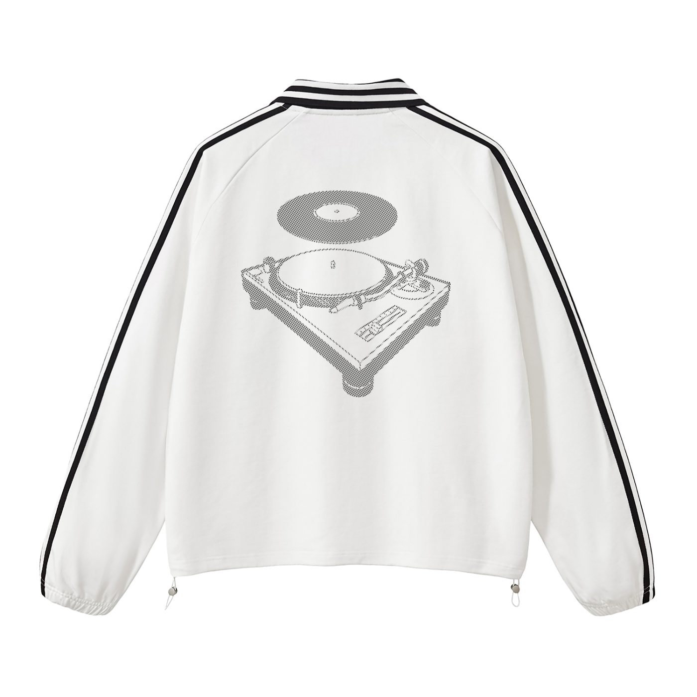 Deep Crates Only White Sweatshirt
