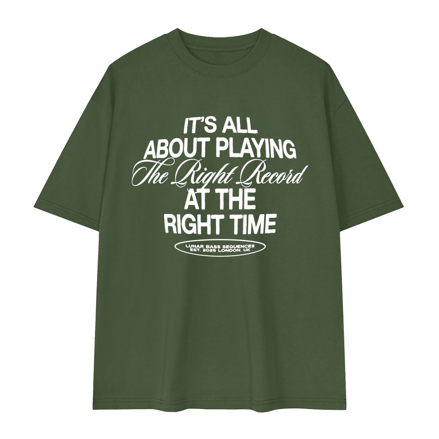 Right Record Green T-Shirt